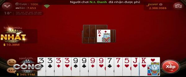 Bí kỹ thuật tham gia game bài tiến lên dễ hiểu